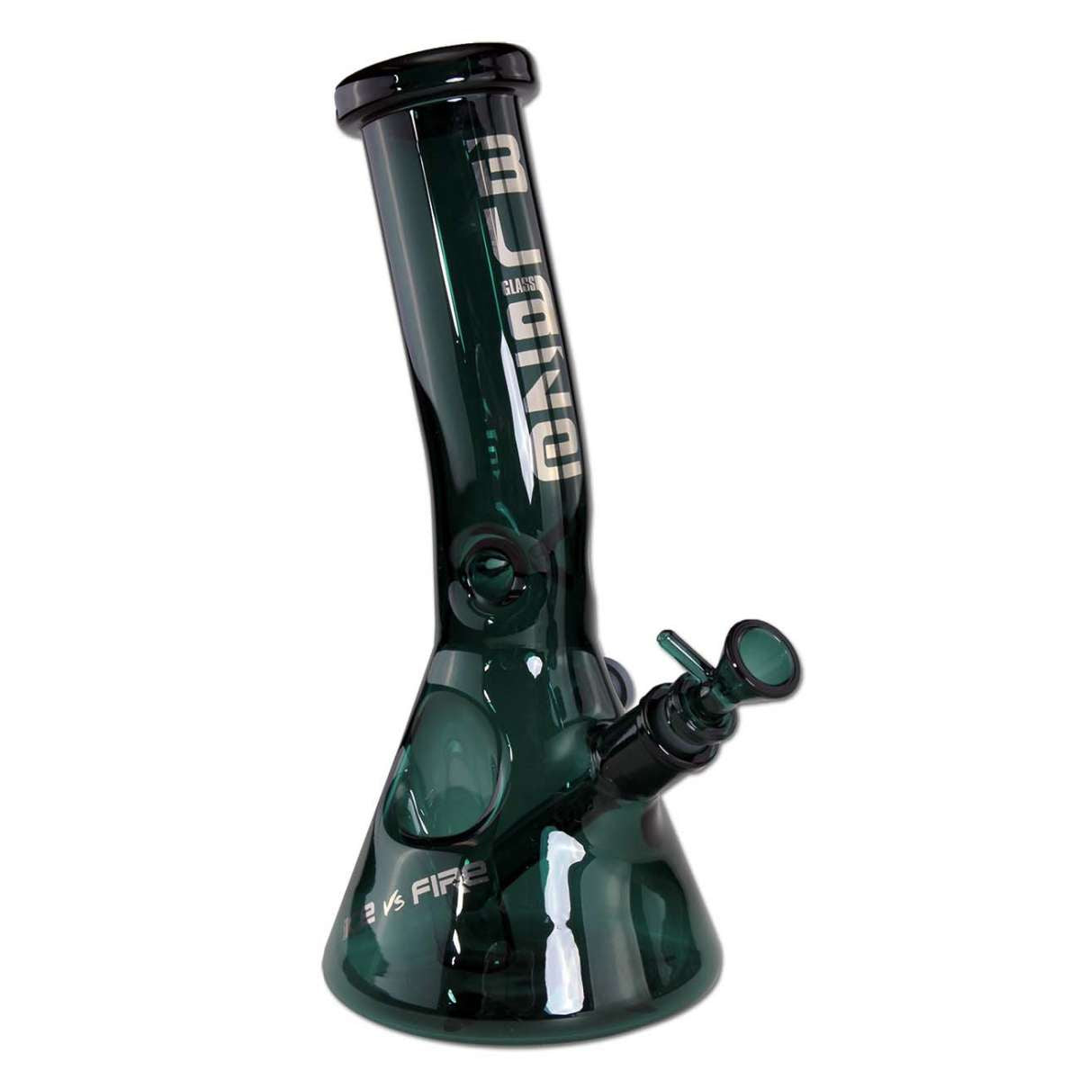 BLAZE Ice Bong Ice vs. Fire dark green