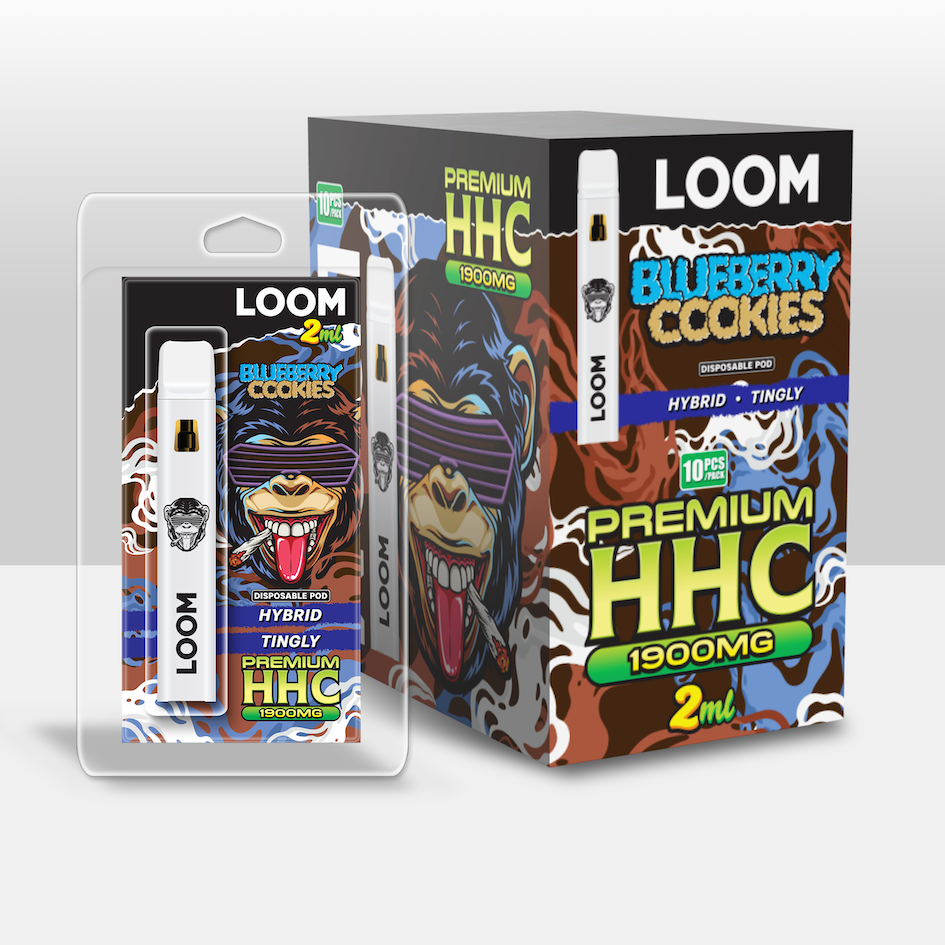 LOOM HHC Blueberry Cookies 1900 mg 2 ml Disposable