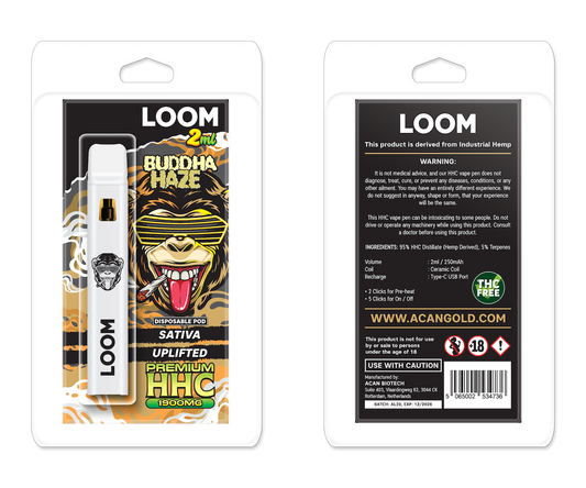 LOOM HHC Buddha Haze 1900 mg 2 ml Disposable