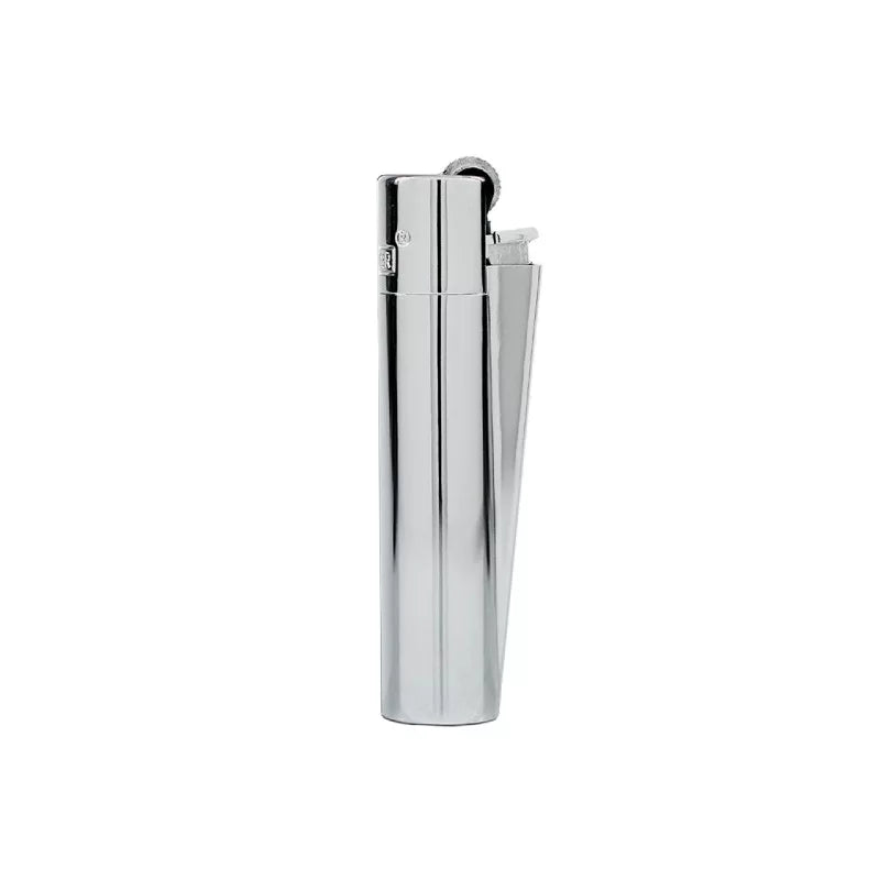 Clipper Classic Metal "Silver Matte"  Shine zilver Aansteker