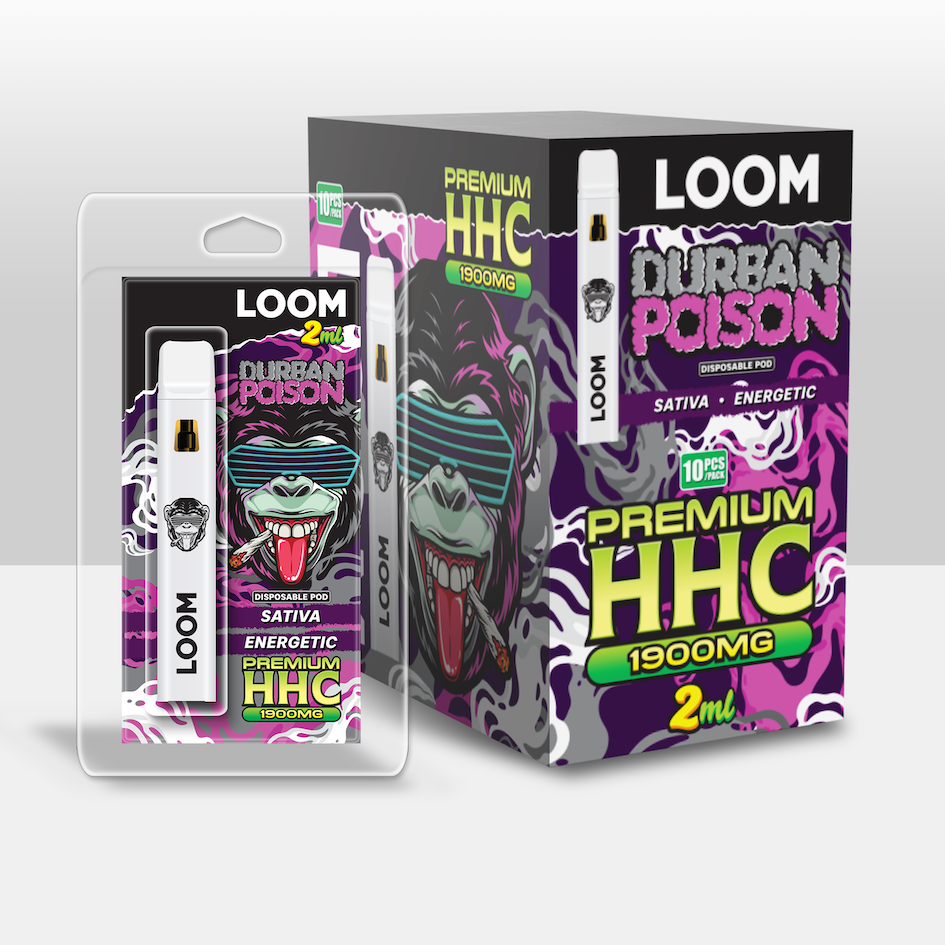 LOOM HHC Durban Poison 1900 mg 2 ml Disposable