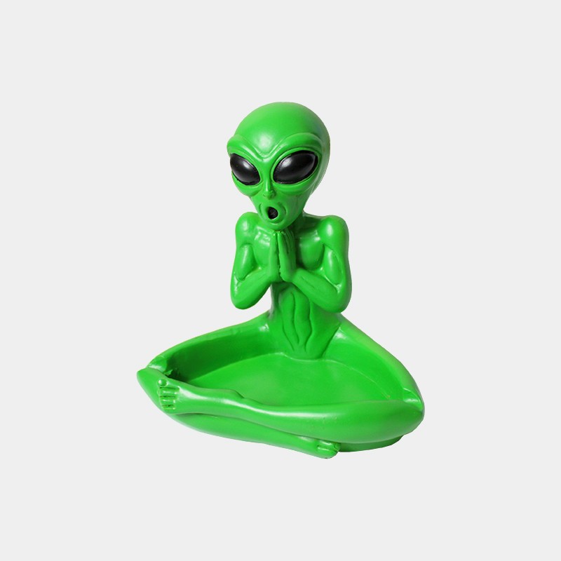 GREEN ALIEN ASHTRAY