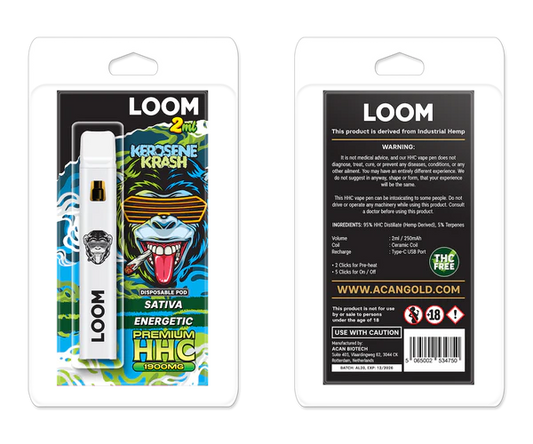 LOOM Kerosone Krash (Sativa) 1900 mg (2 ml)