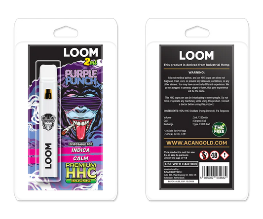 LOOM Purple Punch (Indica) 1900 mg (2 ml)