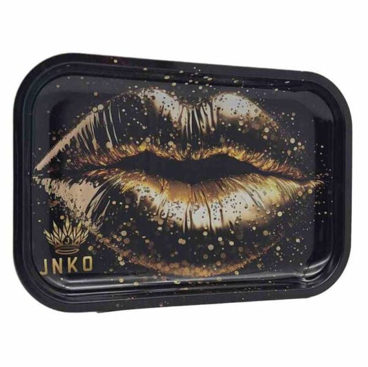 Rolling Tray XXL | 29x19cm | Luxury Art | Golden Lips