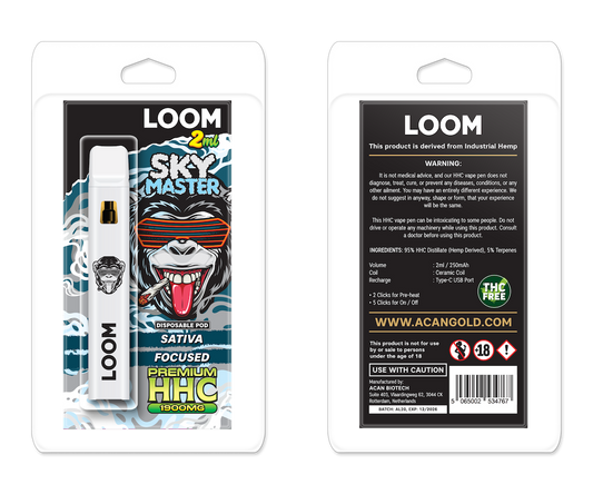 LOOM HHC Sky Master 1900 mg 2 ml Disposable