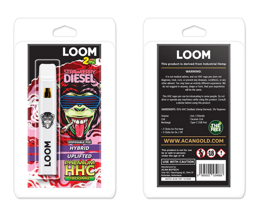 LOOM Strawberry Diesel (Hybrid) 1900 mg (2 ml)