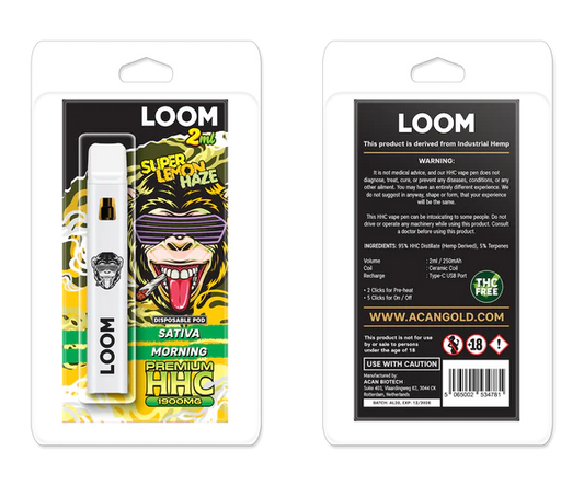 LOOM Super Lemon Haze (Sativa) 1900 mg (2 ml)