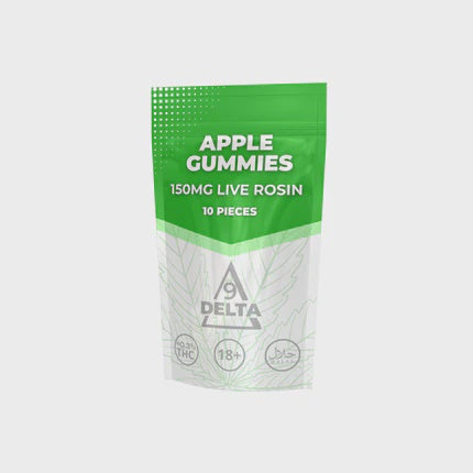 Live Rosin Appel Gummies CBD 150 mg THC 0,2% 10pcs