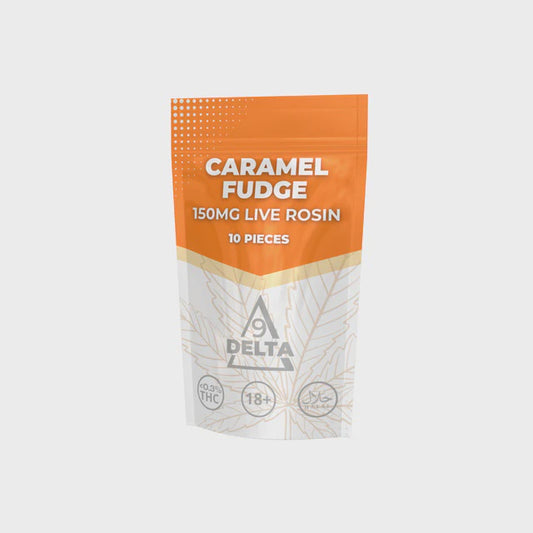 Live Rosin Caramel Fudge CBD 150 mg THC 0,2% 10pcs