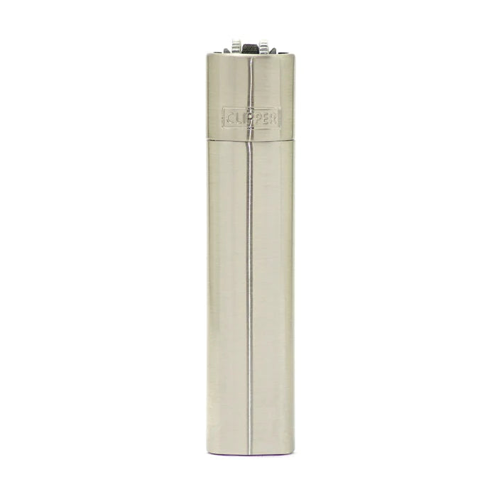 Clipper Classic Metal "Silver Matte"  Shine zilver Aansteker