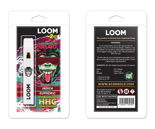 LOOM Watermelon Gelato (Indica) 1900 mg (2 ml)