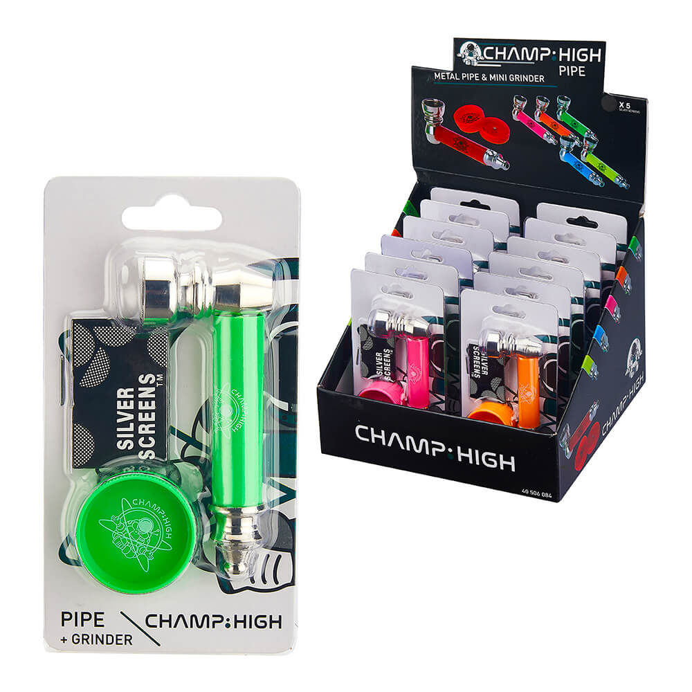 Champ High Metal Pipe + Mini Grinder